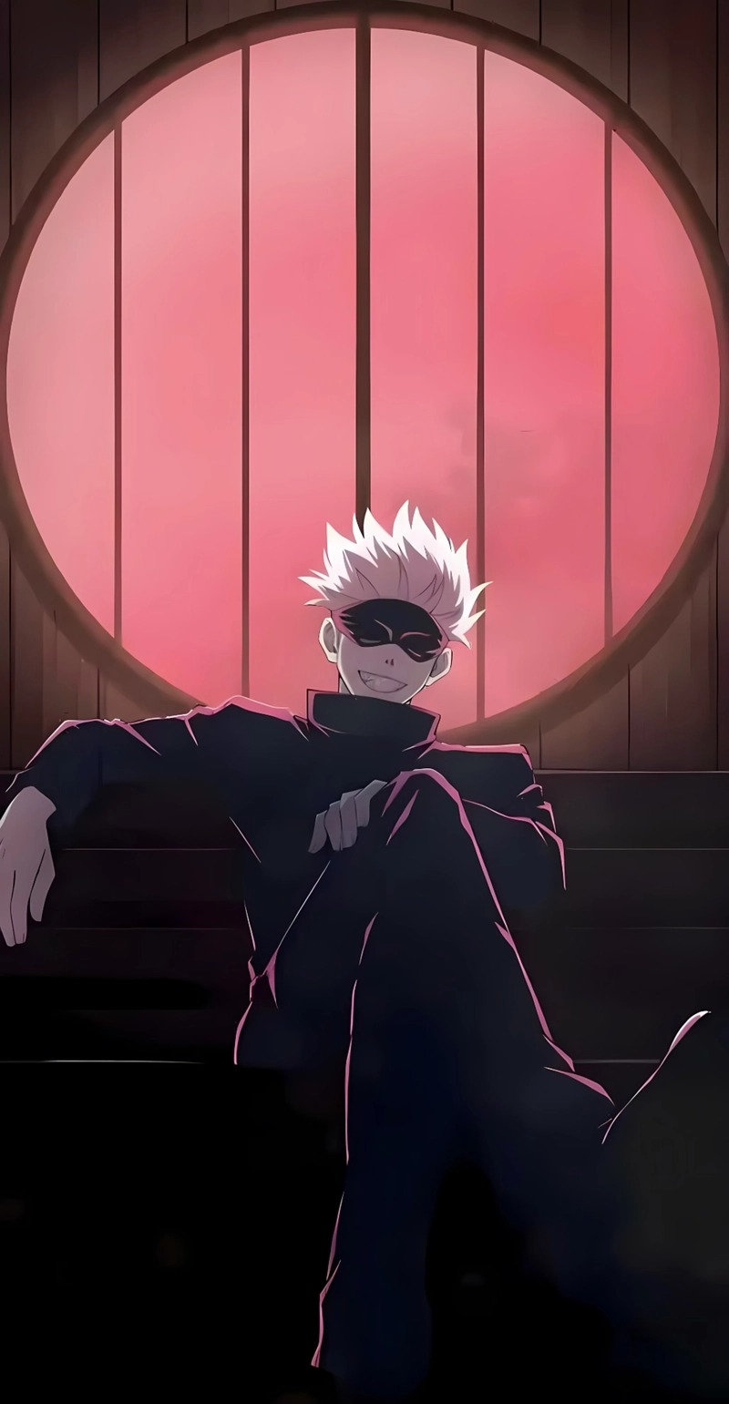 Góc nhìn hiệu ứng ánh sáng Gojo Satoru anime