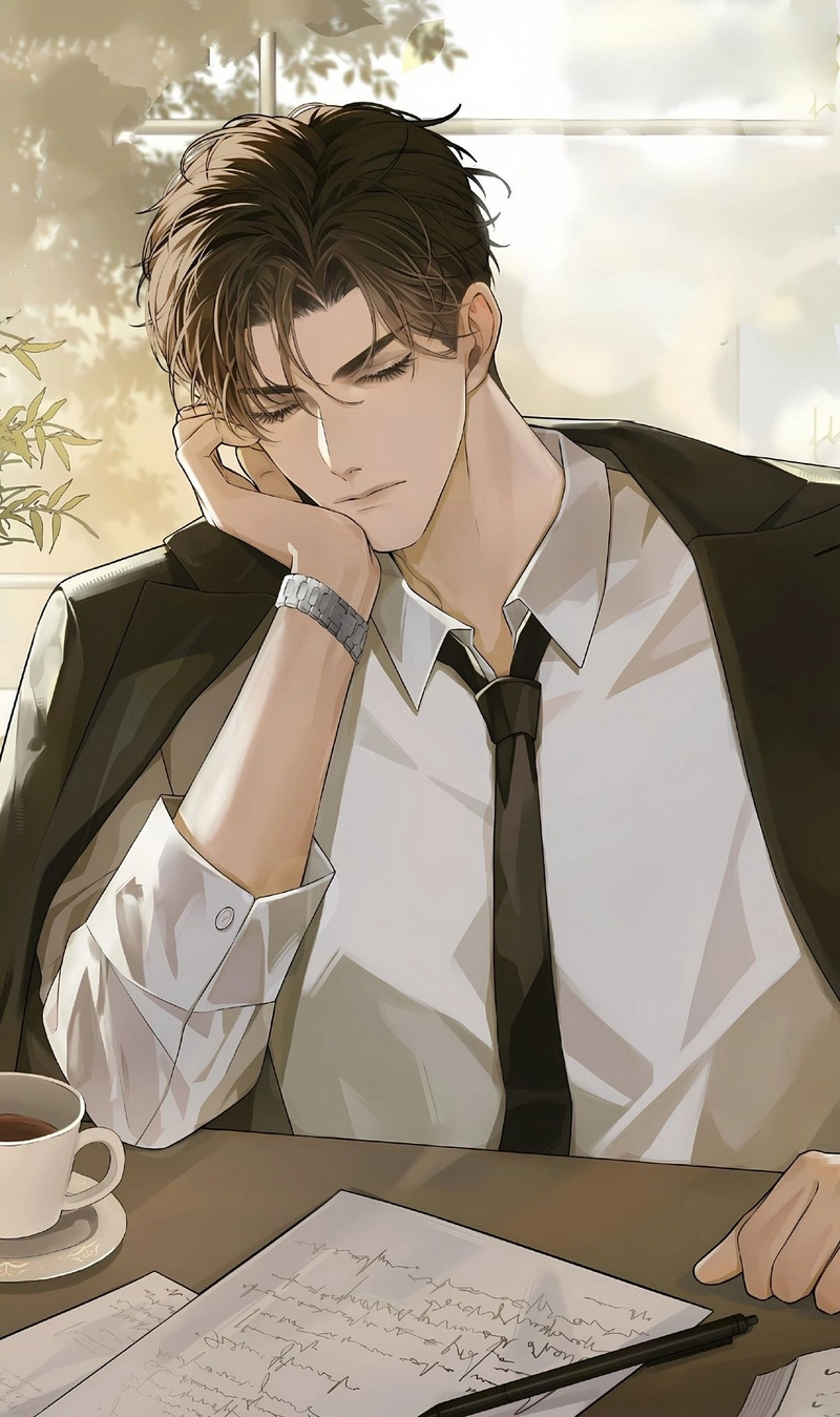 Góc nhìn tổng tài anime với dáng vẻ điềm đạm