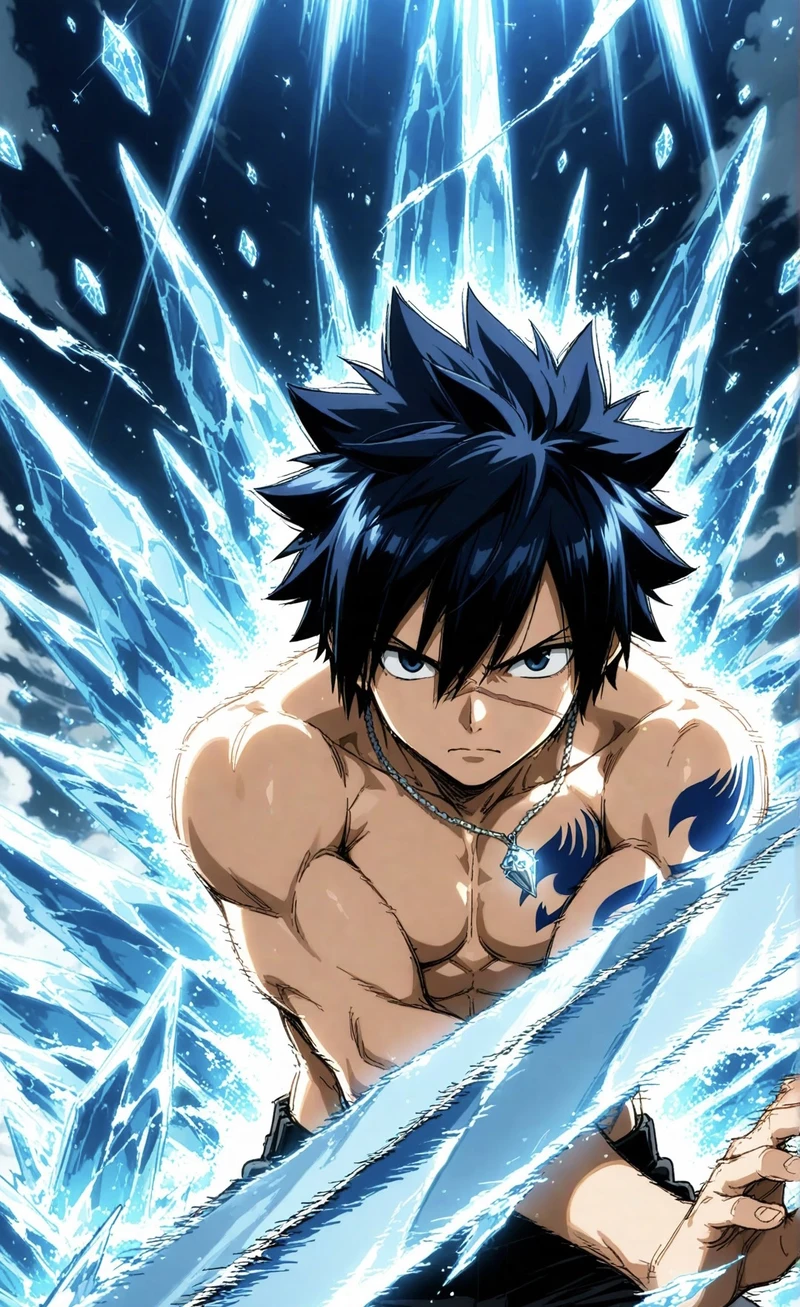 Gray Fullbuster tạo dáng ấn tượng trong ảnh đẹp