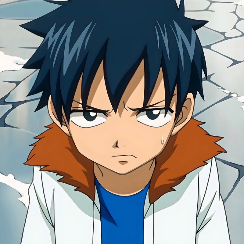 Gray Fullbuster tạo nét bí ẩn trong ảnh