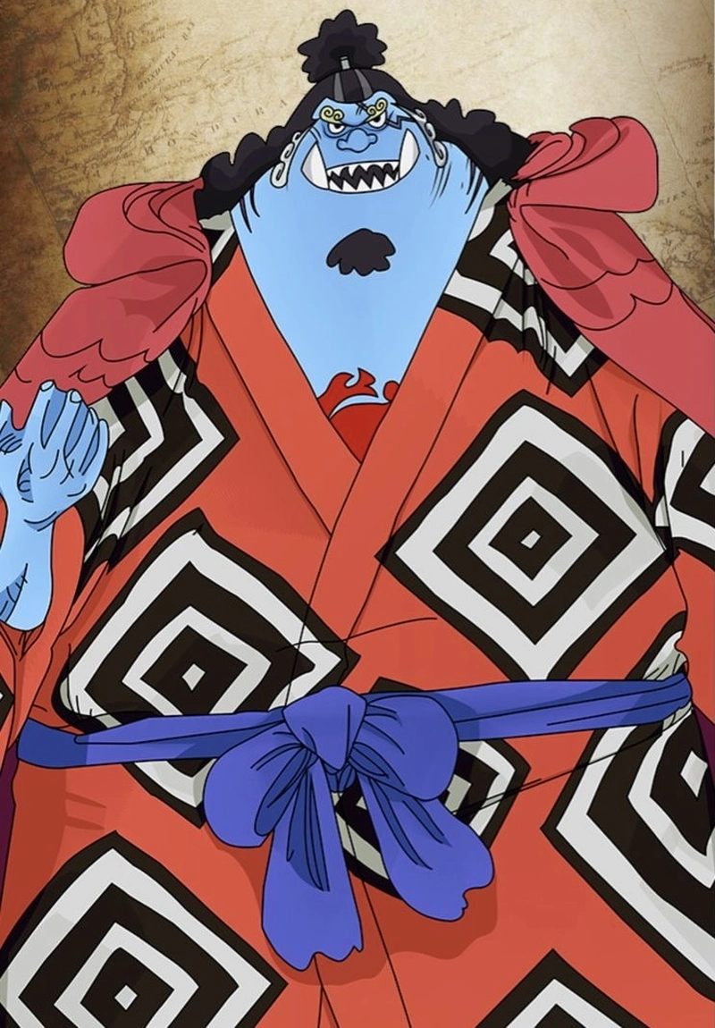 Hình Jinbe anime với thần thái nghiêm nghị cuốn hút
