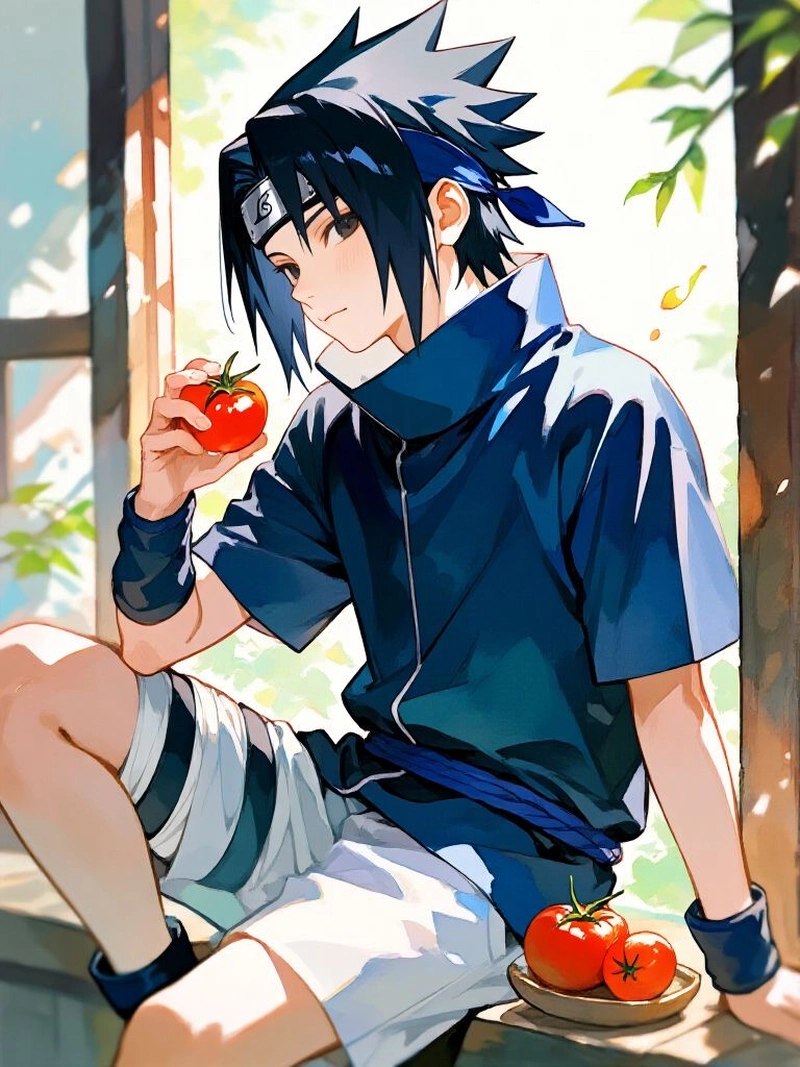 Hình Sasuke ngầu cùng thần thái mạnh mẽ nổi bật