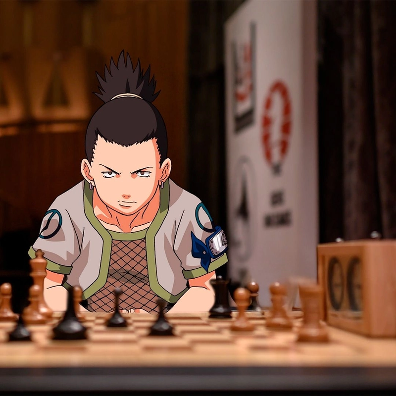 Hình Shikamaru với ánh nhìn sâu đầy suy nghĩ