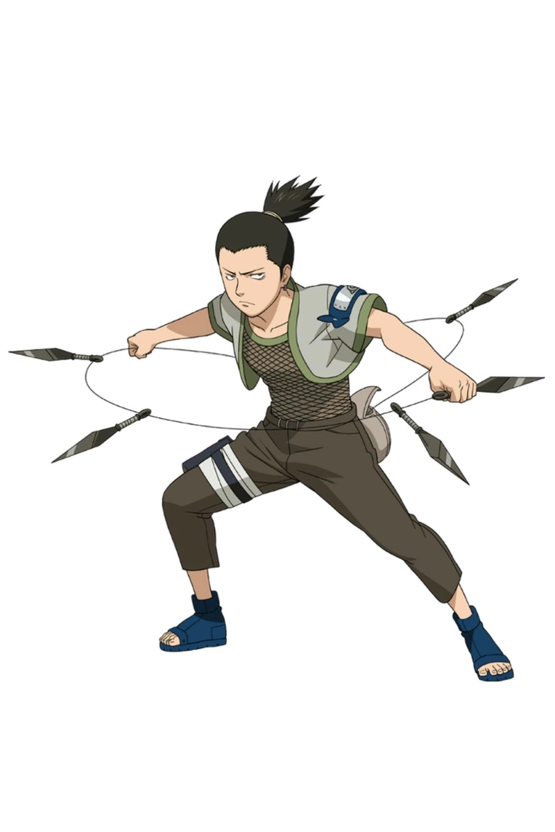 Hình Shikamaru với phong cách đơn giản đặc trưng