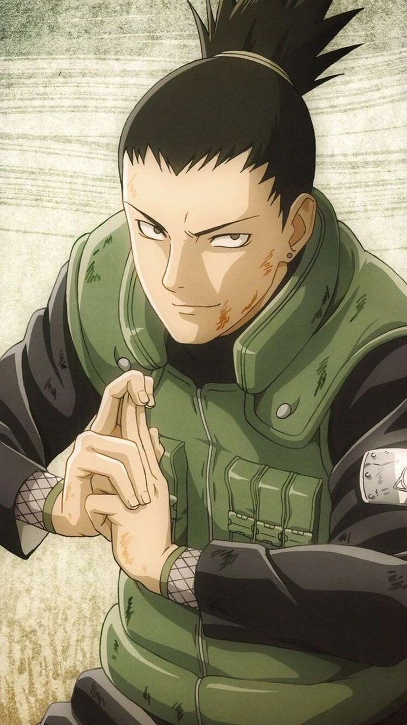Hình Shikamaru với phong cách đơn giản nhưng cuốn hút