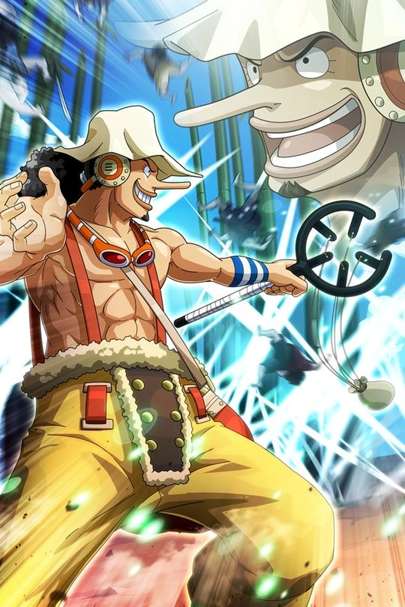 Hình Usopp cùng chiếc mũ đặc trưng nổi bật rõ nét