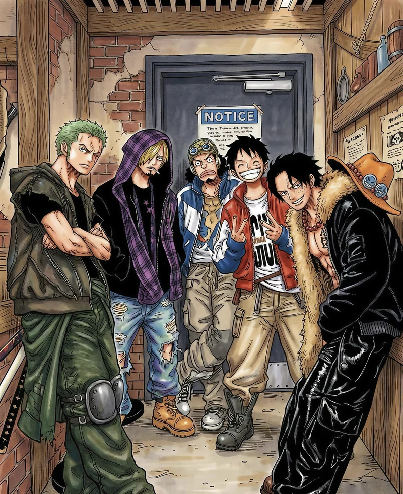 Hình ảnh One Piece thế giới hải tặc