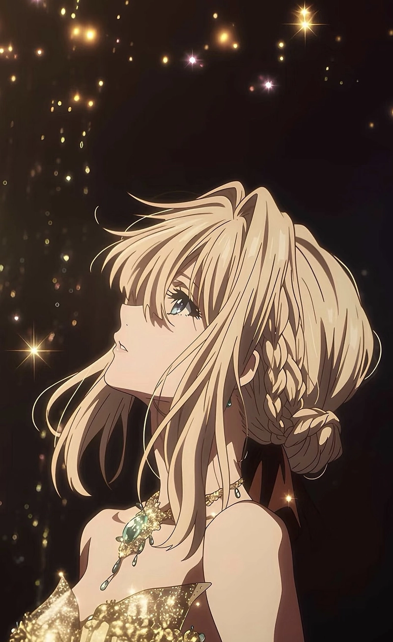 Hình ảnh Violet Evergarden trong chuyến hành trình tìm hiểu cảm xúc con người