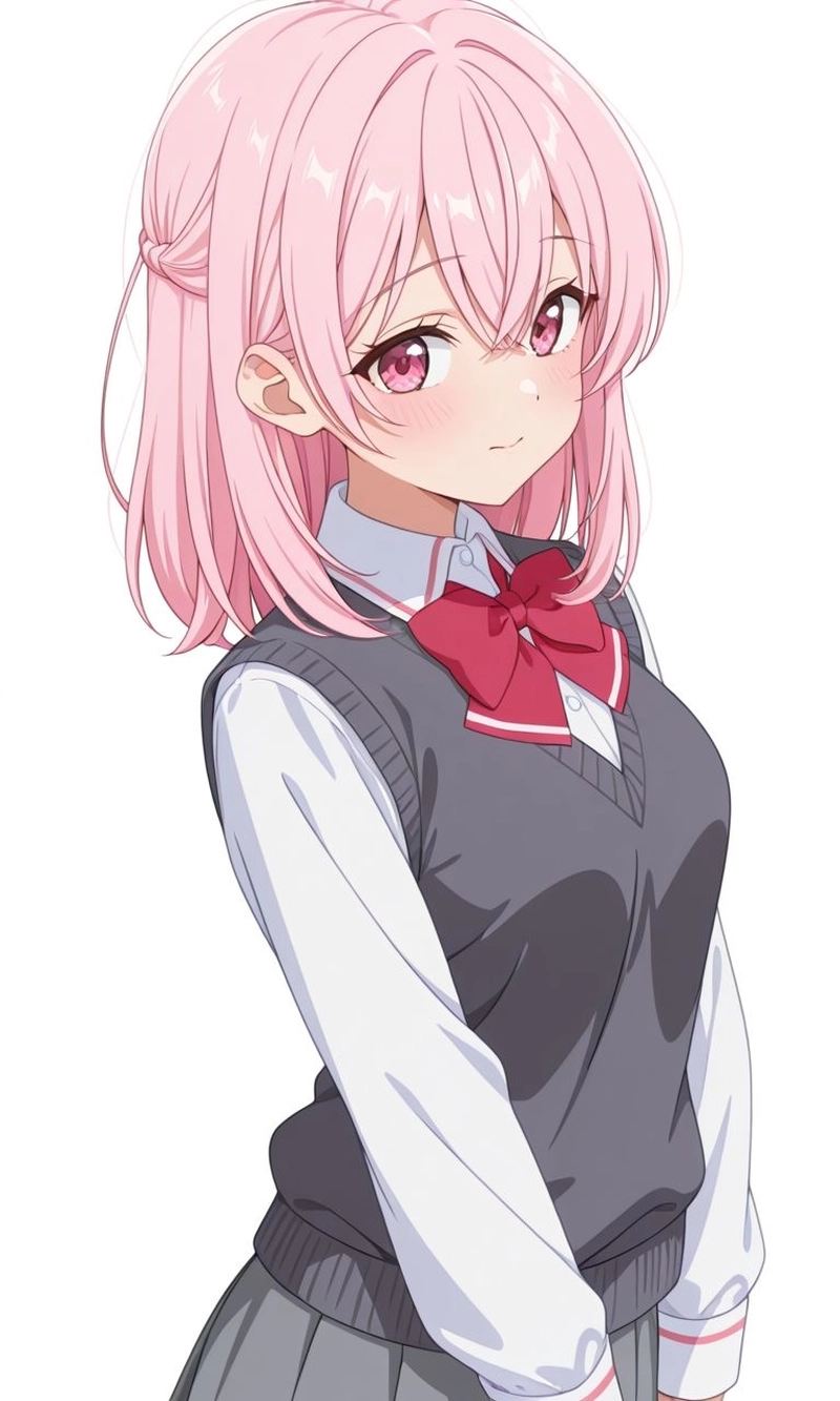 Hình ảnh anime nữ học sinh tươi mới rạng ngời