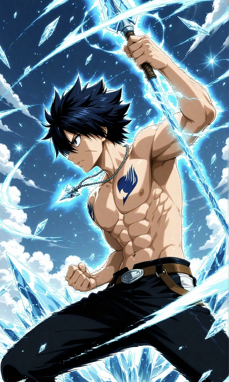 Hình ảnh lạnh lùng của Gray Fullbuster đẹp