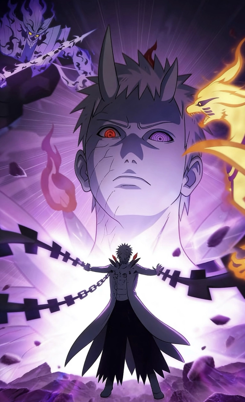 Hình ảnh nhân vật Obito phong cách lạnh lùng