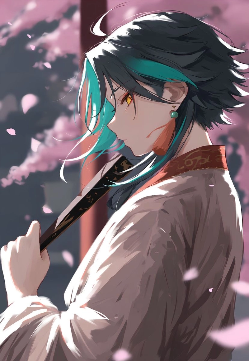 Hình ảnh phong cách Xiao anime ấn tượng