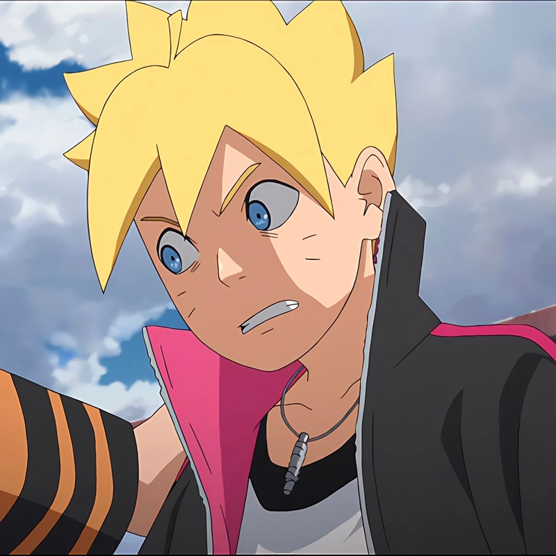 Hình boruto cute với phong thái tự tin nhẹ nhàng