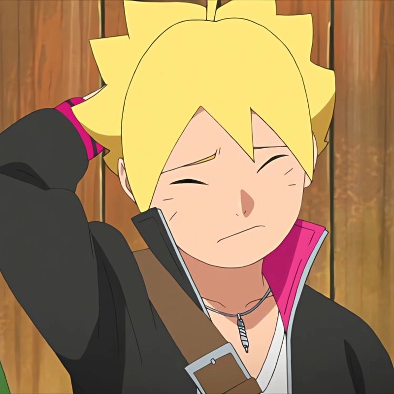 Hình boruto đẹp trai với ánh nhìn dịu dàng anime