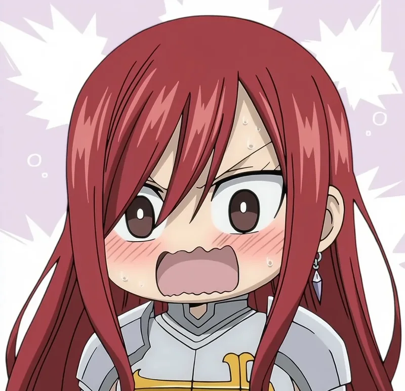 Hình erza anime phù hợp làm hình nền điện thoại