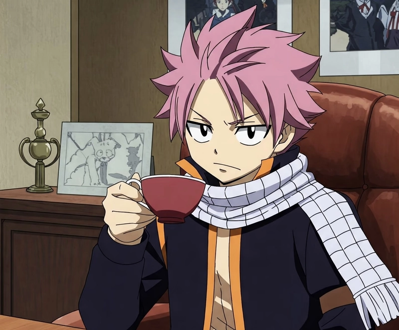 Hình nam anime ngầu ảnh Natsu Dragneel