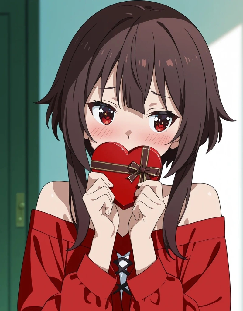 Hình nền Megumin đỏ rực chất lượng cao siêu nét