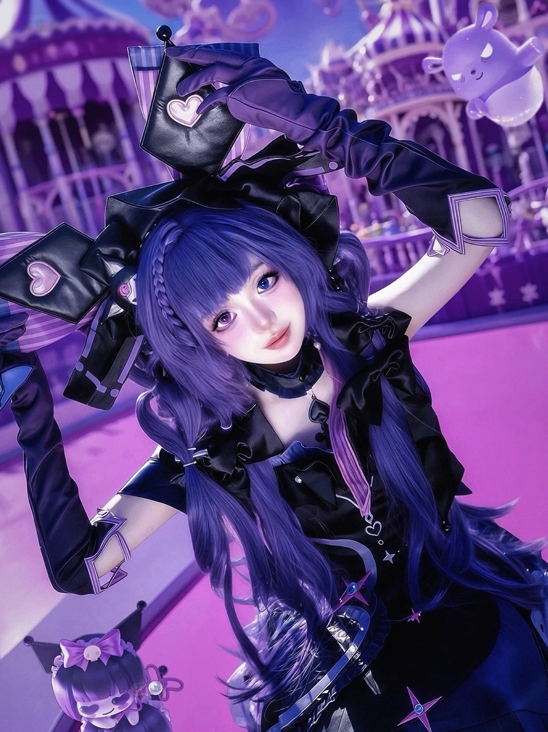 Hình nhân vật nữ bí ẩn cosplay Kurumi đẹp