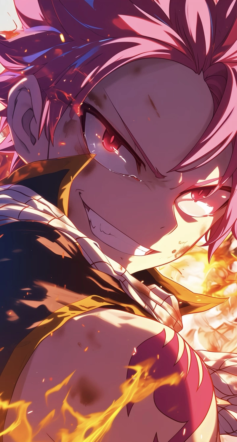 Hình phong cách hành động ảnh Natsu Dragneel