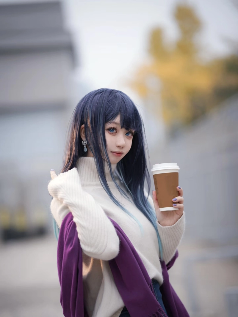 Hình phong cách mềm mại trong cosplay Kurokawa
