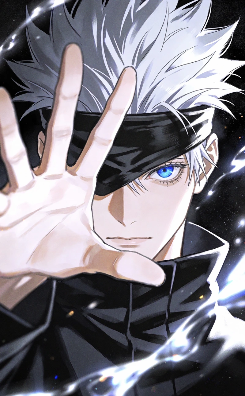 Khoảnh khắc chiến đấu kịch tính ảnh anime Gojo
