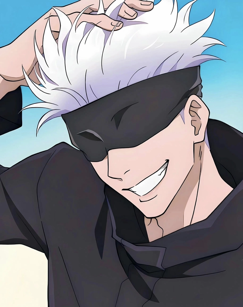 Khoảnh khắc tạo dáng ngầu chất Gojo Satoru anime
