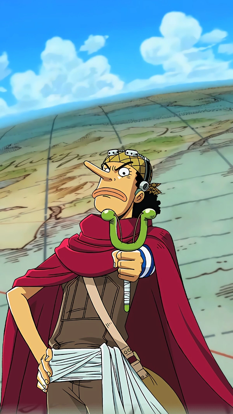 Khung cảnh Usopp với thần thái vui nhộn tự nhiên