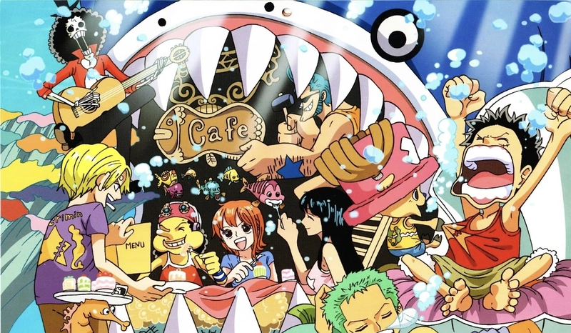 Khung cảnh đại dương bao la huyền bí One Piece