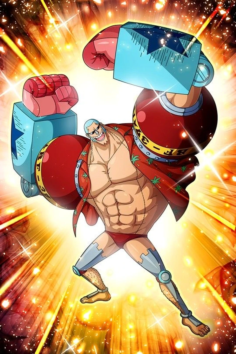 Khung hình Franky với tạo hình cyborg đầy ấn tượng
