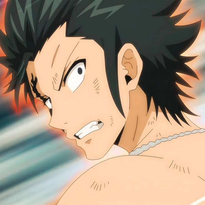 Khung hình ánh mắt sắc bén Gray Fullbuster