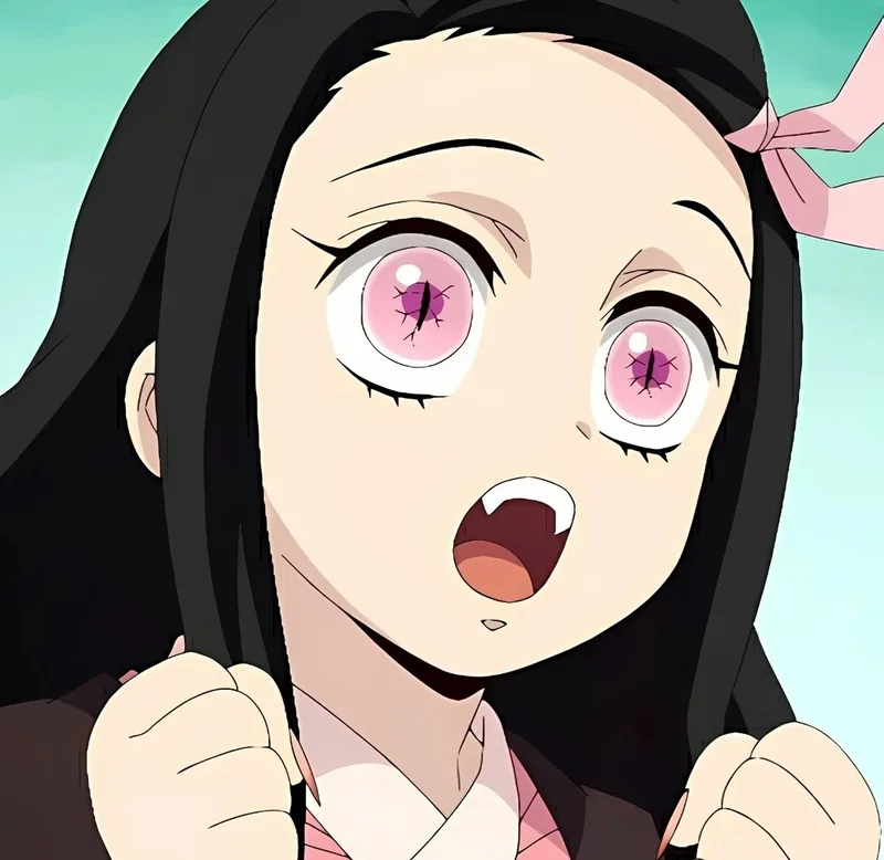 Lưu ảnh nezuko cute làm avatar phong cách dễ thương