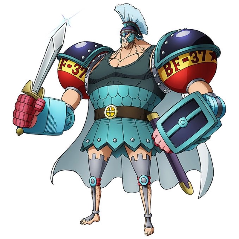 Ngoại hình Franky với phong cách cyborg cá tính