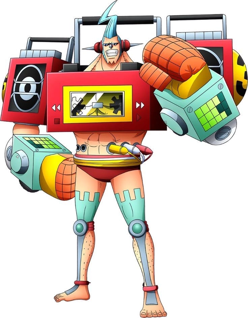 Ngoại hình Franky với vóc dáng cơ bắp rõ ràng
