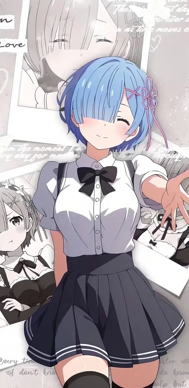 Phong cách anime rem với màu sắc hài hòa cuốn hút