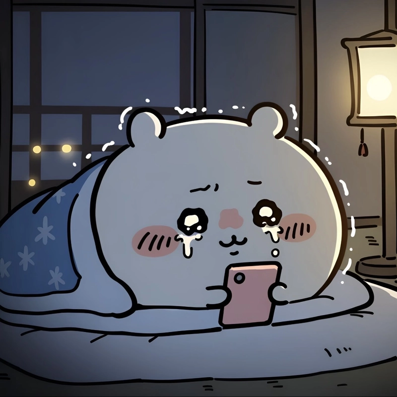 Sad meme mang vibe trầm lặng đầy nét hài hước