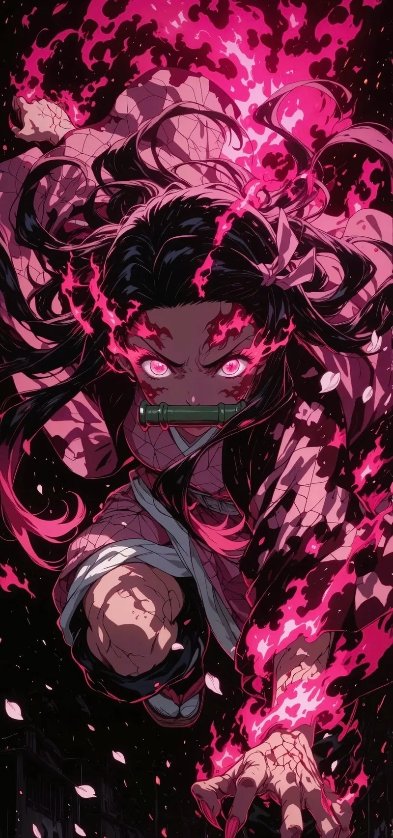Tải hình nezuko anime làm hình nền điện thoại sắc nét