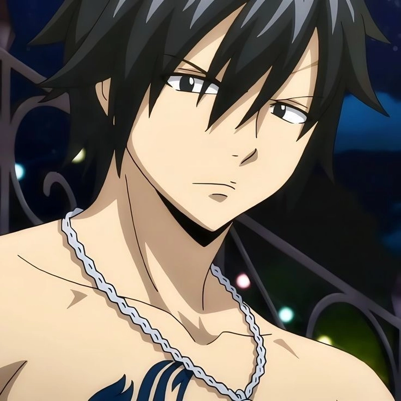 Tạo dáng nam chiến sĩ cuốn hút Gray Fullbuster