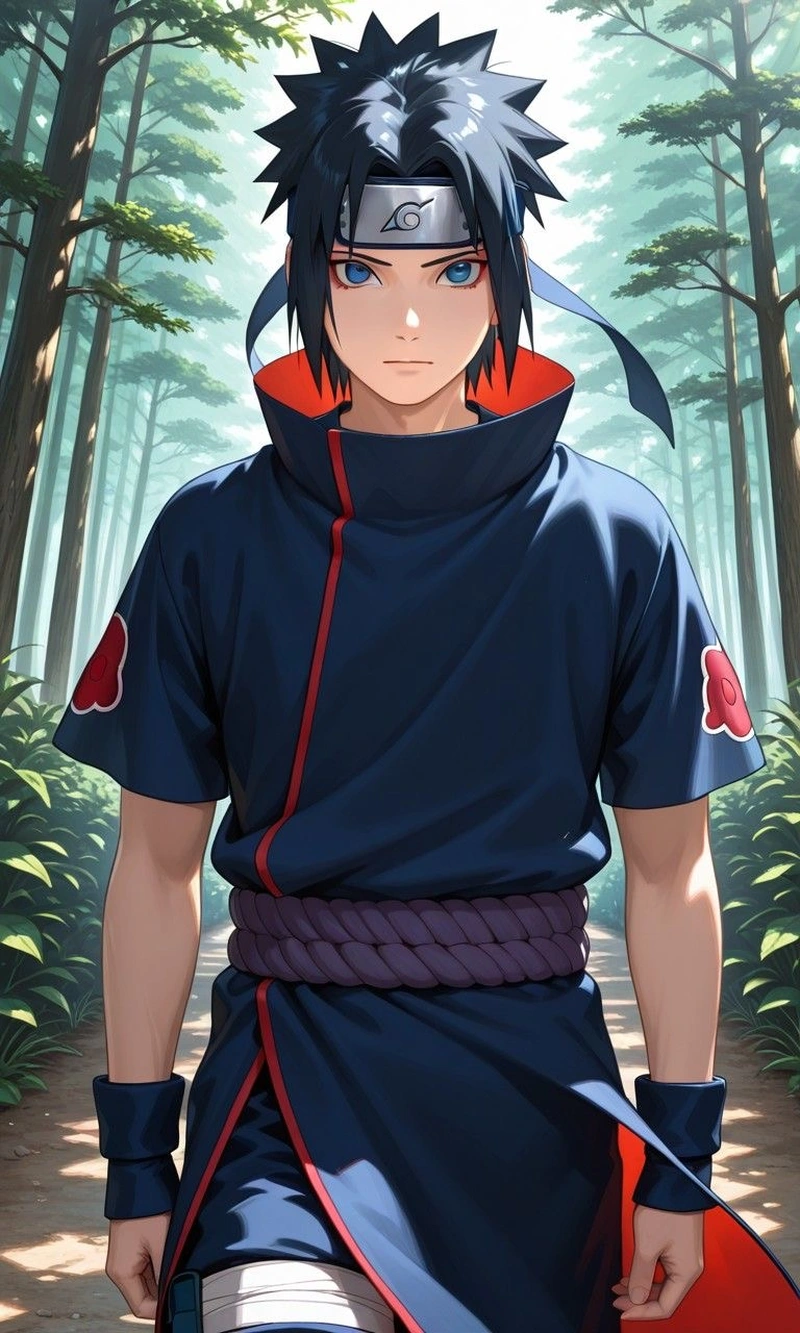 Tạo hình Sasuke ngầu mang vẻ ngoài bí ẩn