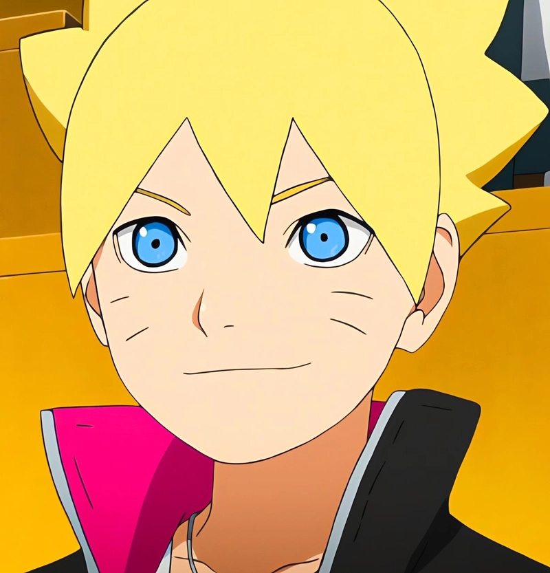 Tạo hình boruto cute với phong cách trẻ trung anime