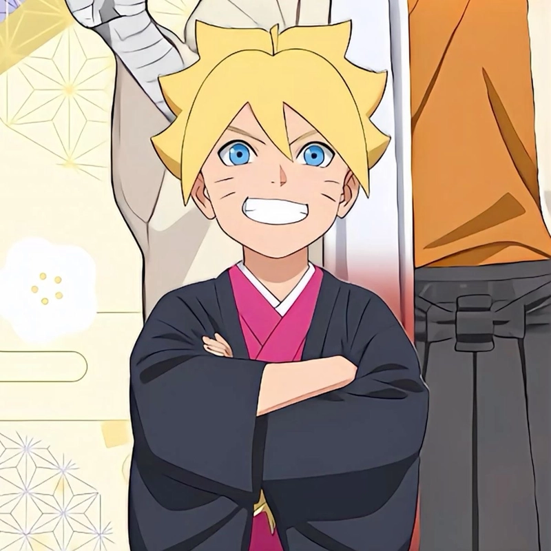 Tạo hình boruto đẹp trai với ánh nhìn tự tin