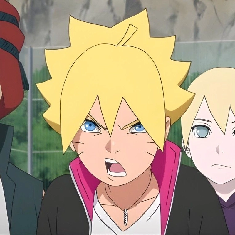 Tạo hình boruto trong bối cảnh tối ảnh anime
