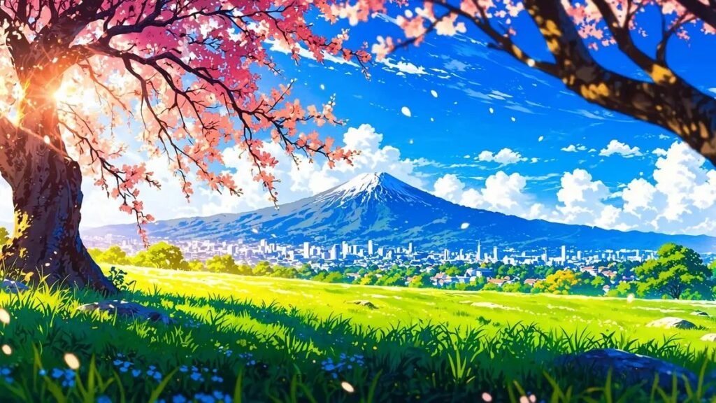 phong cảnh anime thubnail