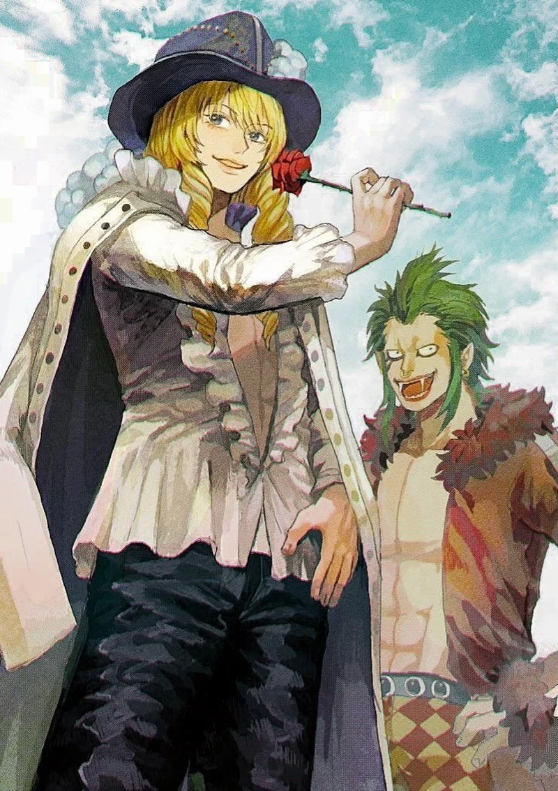 Ảnh Cavendish trong One Piece phong cách quý tộc