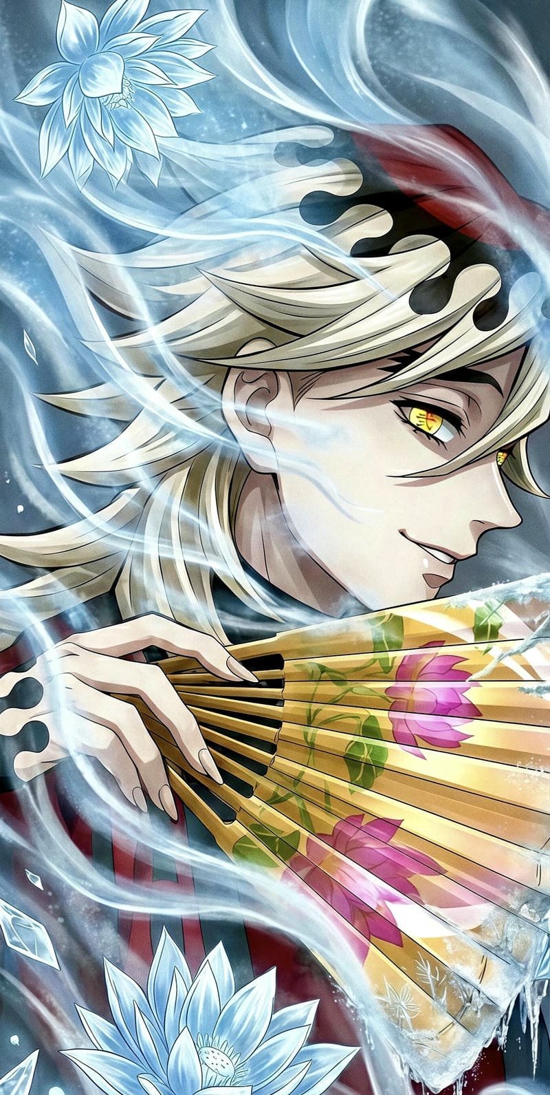 Ảnh Douma anime trong khoảnh khắc hành động đẹp mắt