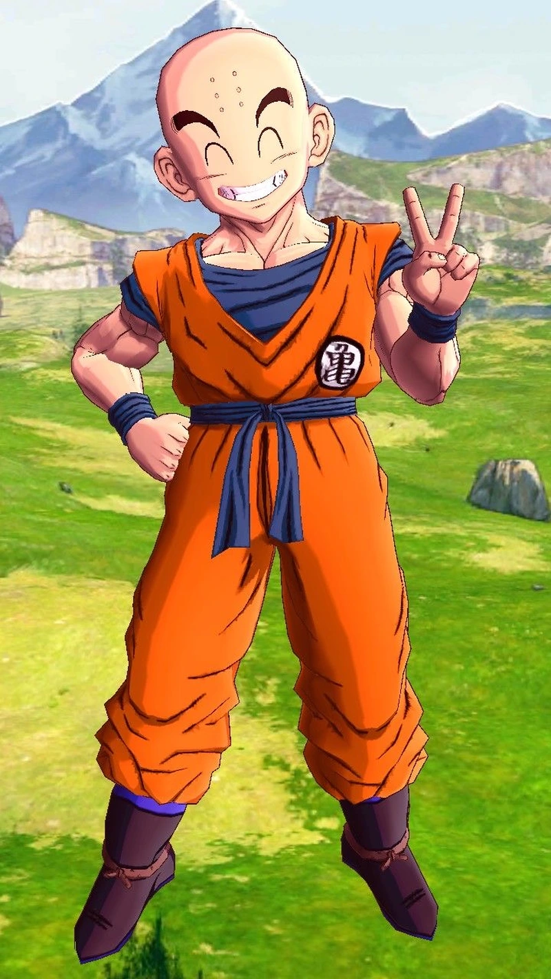 Ảnh Krillin phong cách đơn giản làm avatar cá tính