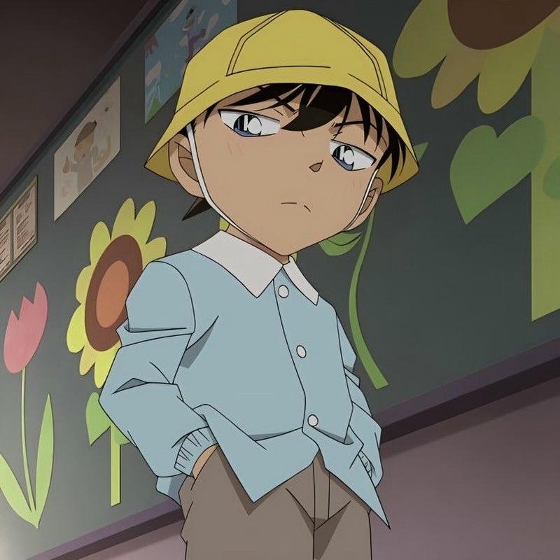 Ảnh Kudo Shinichi anime phong cách giải trí nhẹ nhàng