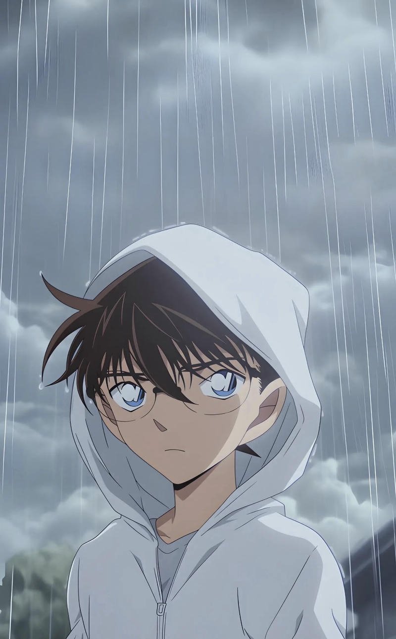 Ảnh Kudo Shinichi anime phong cách nghệ thuật nhẹ nhàng