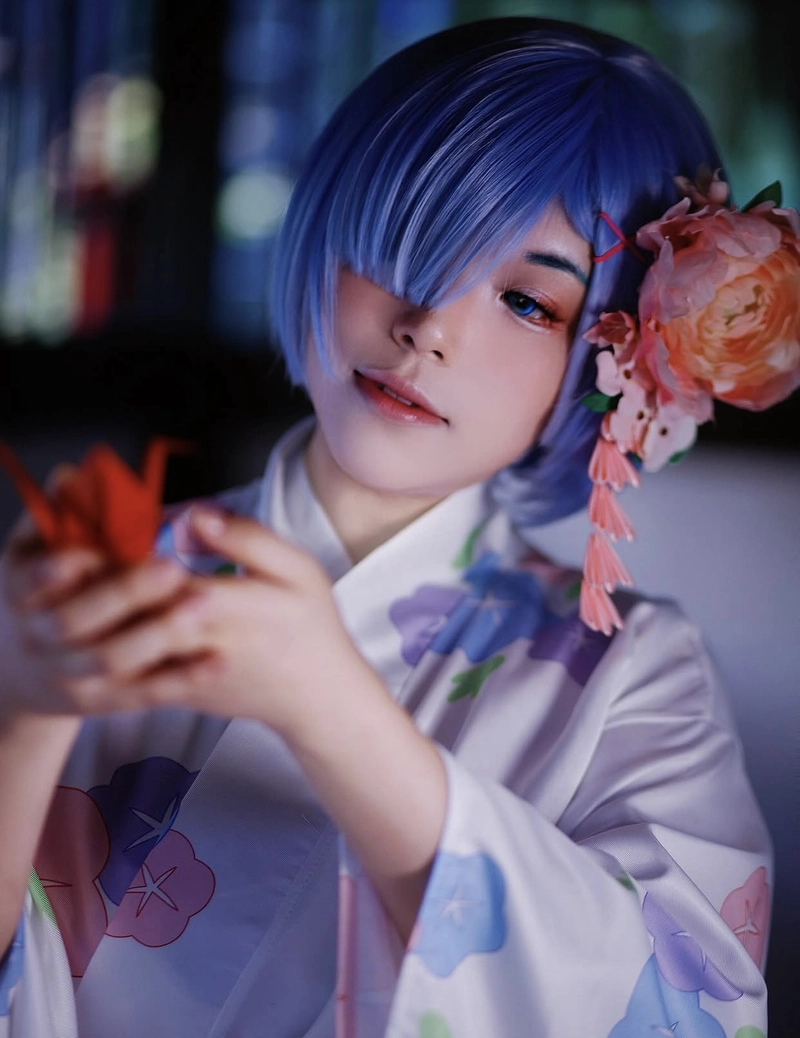 Ảnh Rem cosplay thu hút cộng đồng yêu thích anime