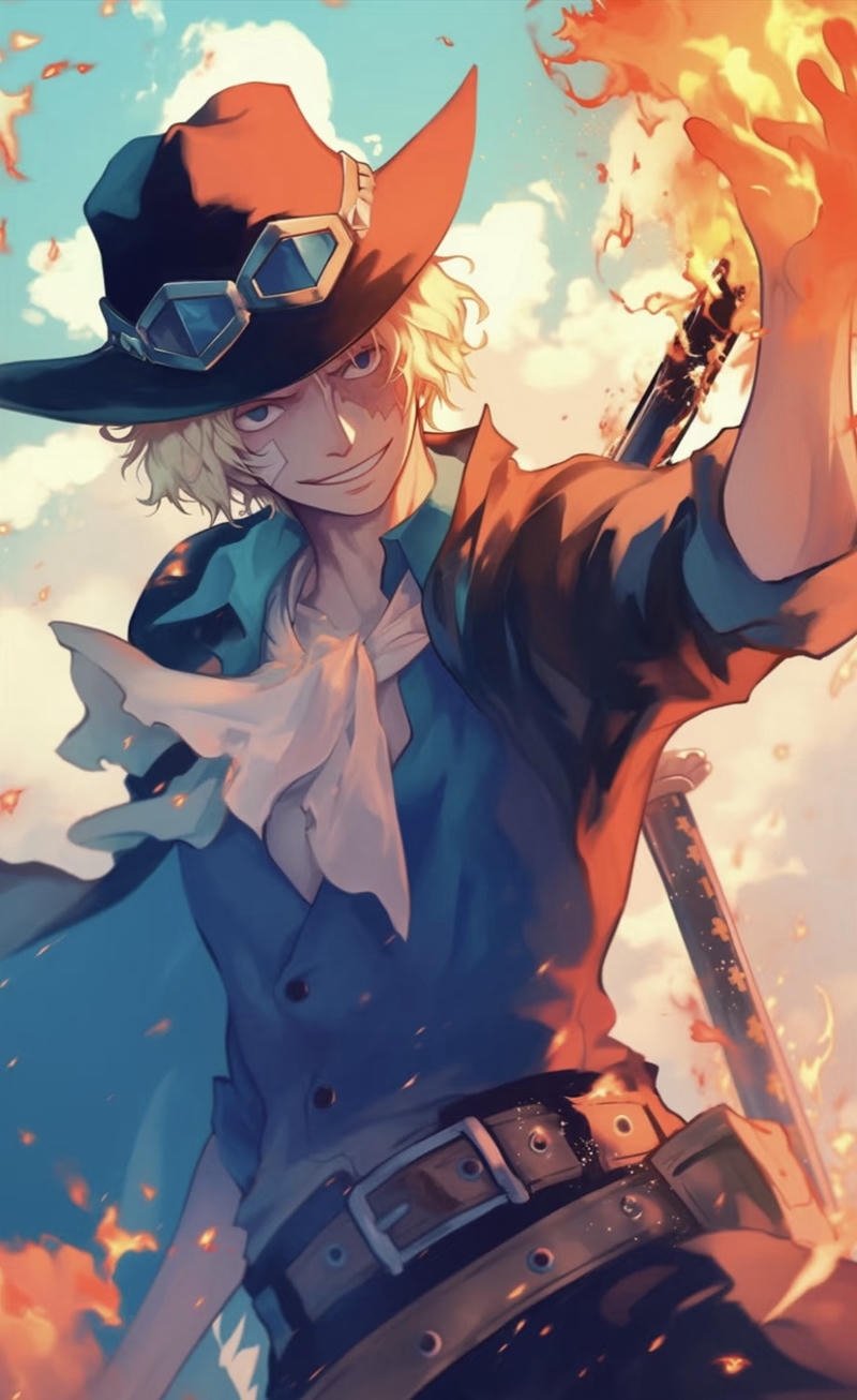 Ảnh Sabo anime hành động mạnh mẽ nổi bật