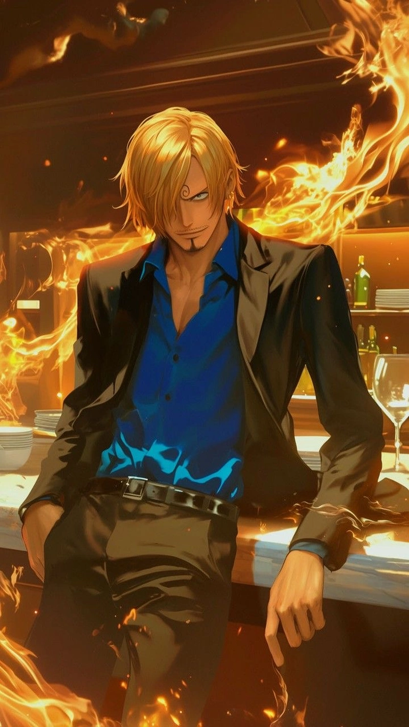 Ảnh Sanji cùng vẻ ngoài lịch lãm nổi bật